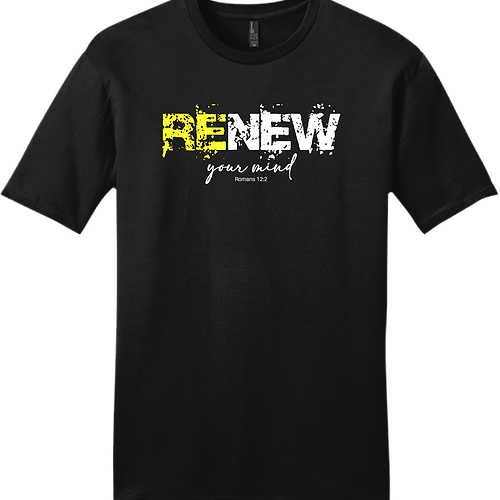 Renew Your Mind T-Shirt - Black